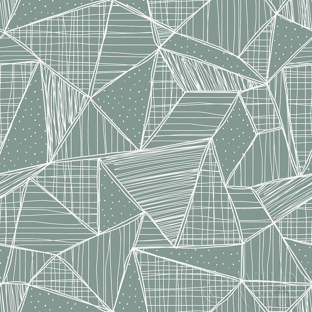 Wall art: Spring Blooms Pattern XC, by Marshall, Laura