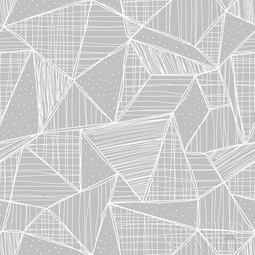 Wall art: Spring Blooms Pattern XD, by Marshall, Laura