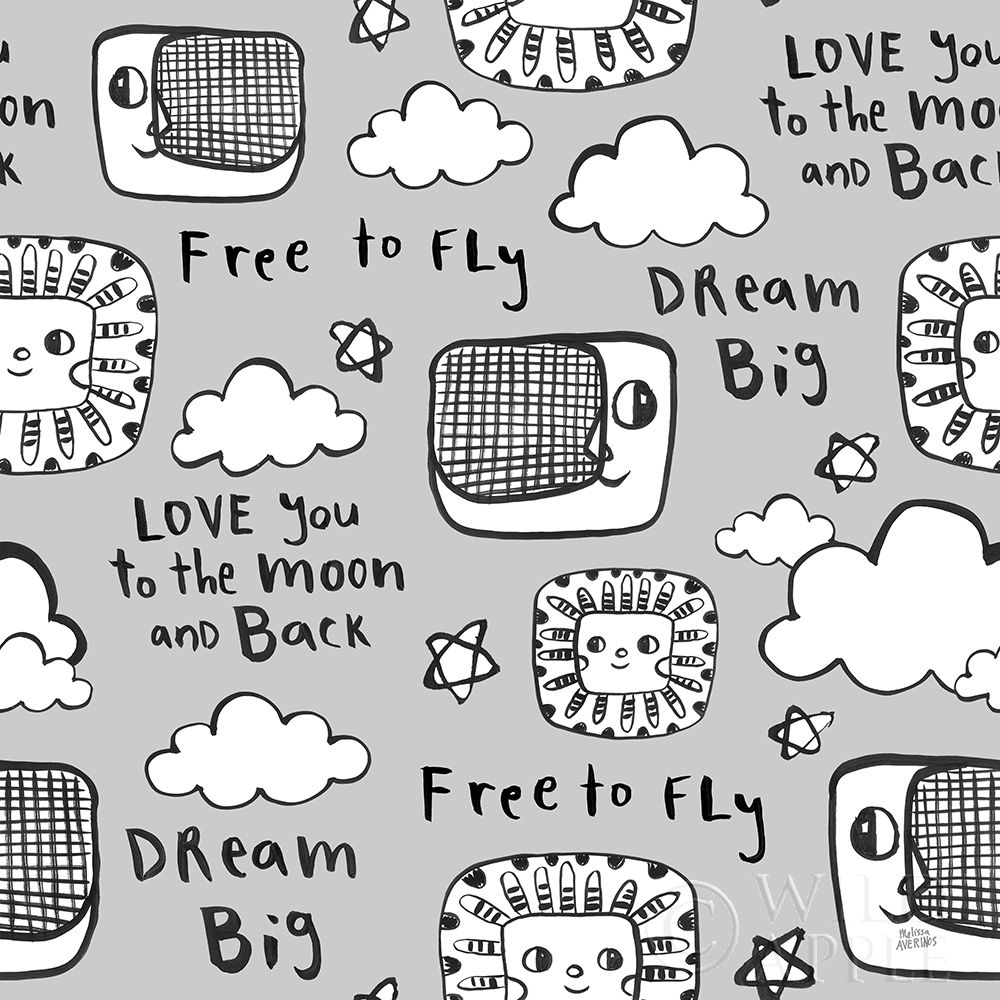 Wall Art Painting id:262235, Name: Scandy Baby Pattern IVC, Artist: Averinos, Melissa