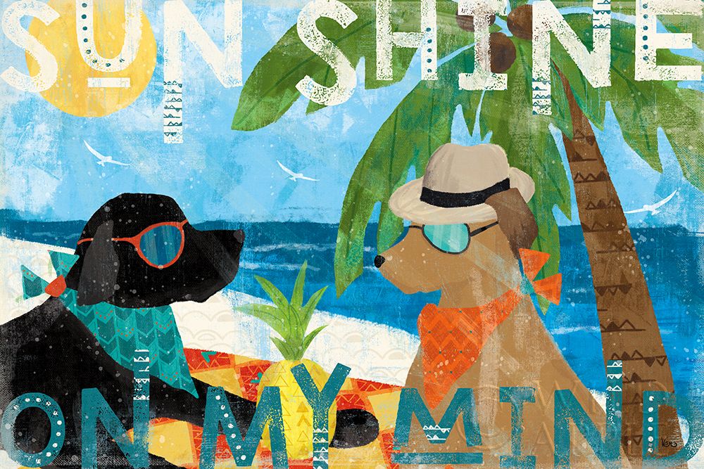 Wall art: Good Vibes I, by Charron, Veronique