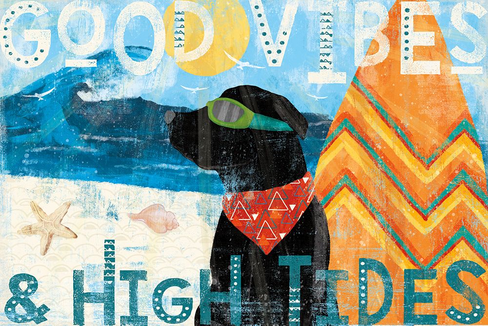 Wall art: Good Vibes II, by Charron, Veronique