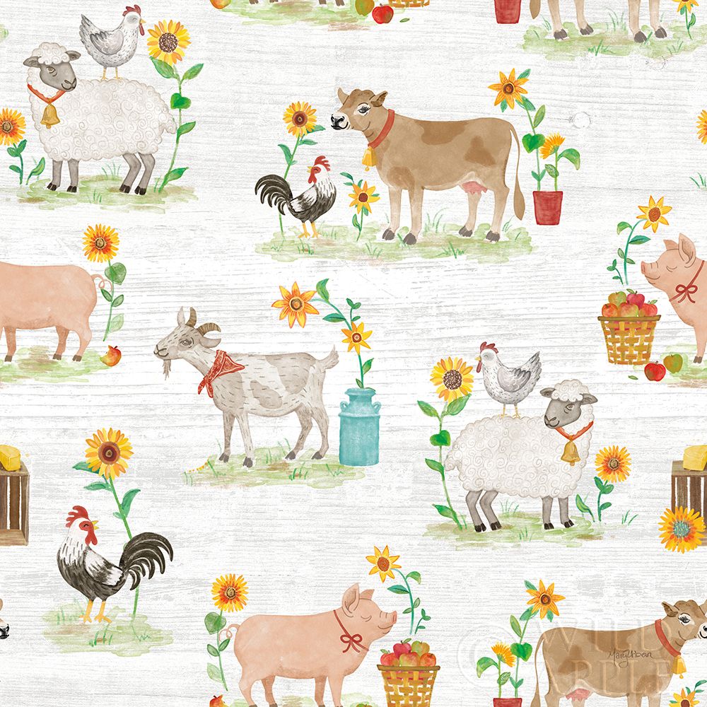 Wall Art Painting id:265209, Name: Farm Market Pattern VIIA, Artist: Urban, Mary