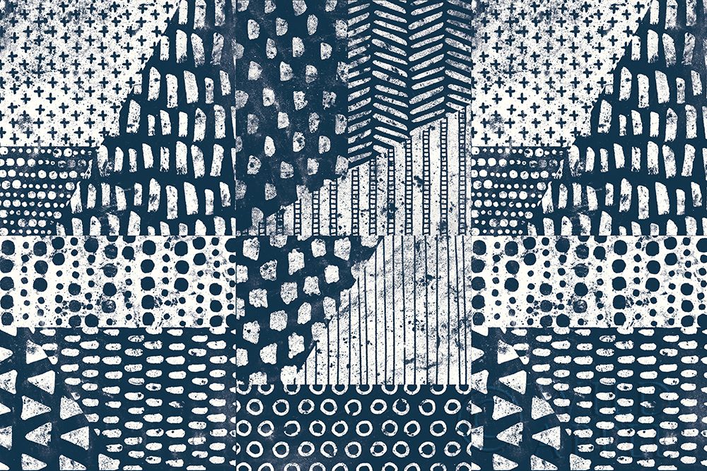 Art Print: Mark Making Tile VI