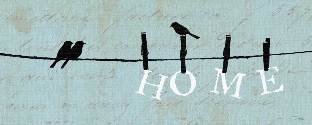 Art Print: Birds on a Wire - Home