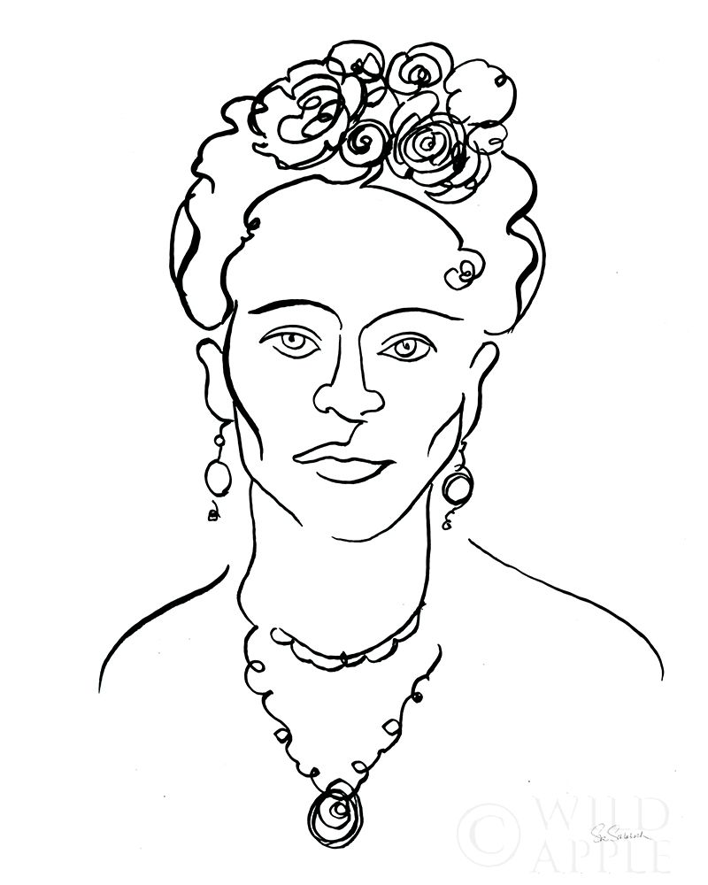 Wall Art Painting id:304650, Name: Ink Women III, Artist: Schlabach, Sue