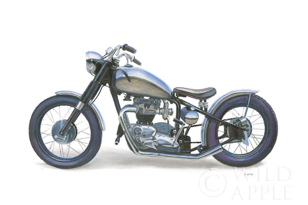 Wall art: Lets Roll II White, by Wiens, James