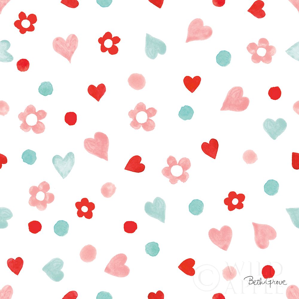Art Print: Paws of Love Pattern IIA