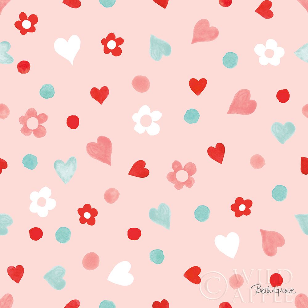 Art Print: Paws of Love Pattern IIB