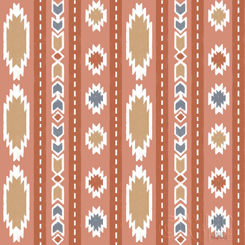 Art Print: Gone Glamping Pattern IID