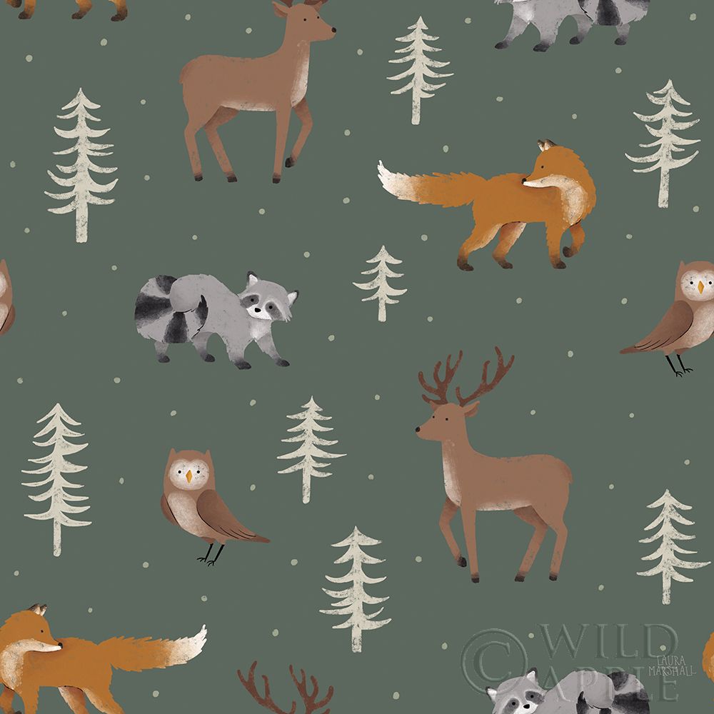 Art Print: Gone Glamping Pattern VID