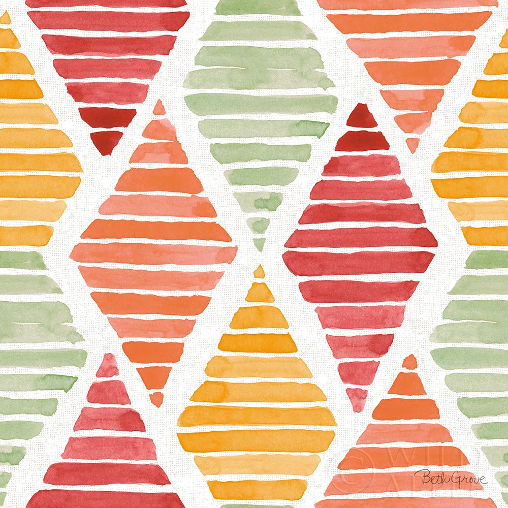 Wall art: Harvest Bouquet Pattern IIA, by Grove, Beth