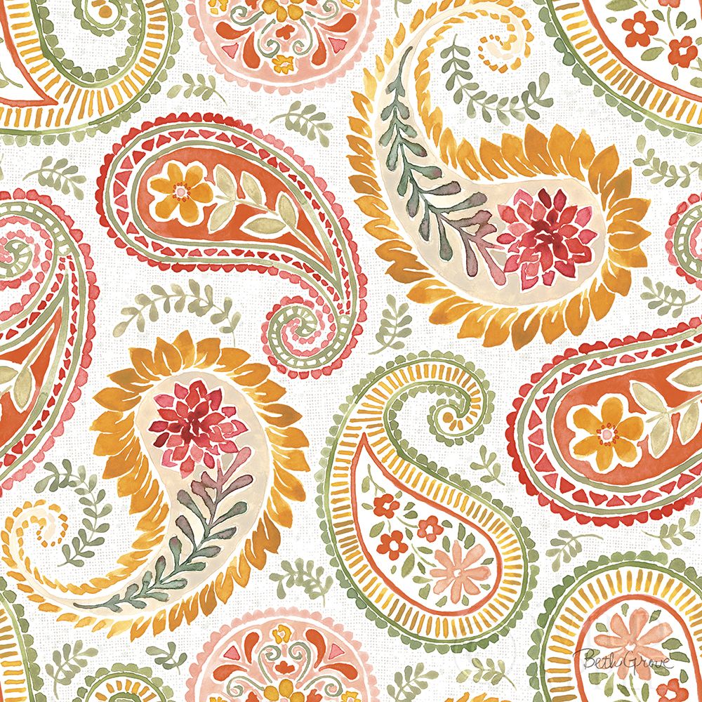 Wall art: Harvest Bouquet Pattern IIIA, by Grove, Beth