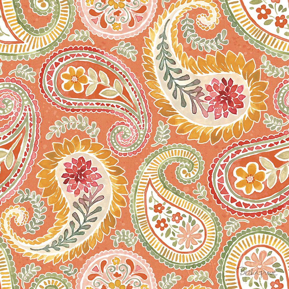 Wall Art Painting id:278048, Name: Harvest Bouquet Pattern IIIC, Artist: Grove, Beth