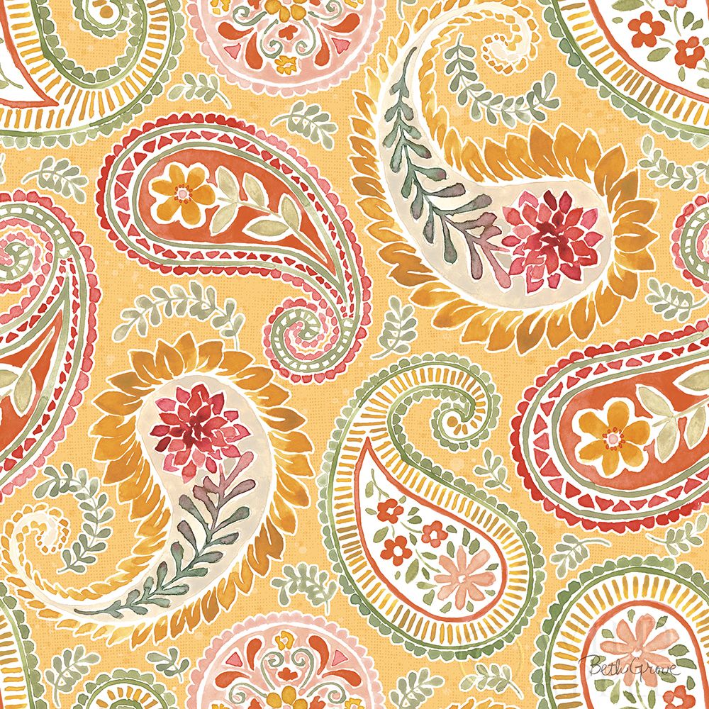 Wall art: Harvest Bouquet Pattern IIIE, by Grove, Beth