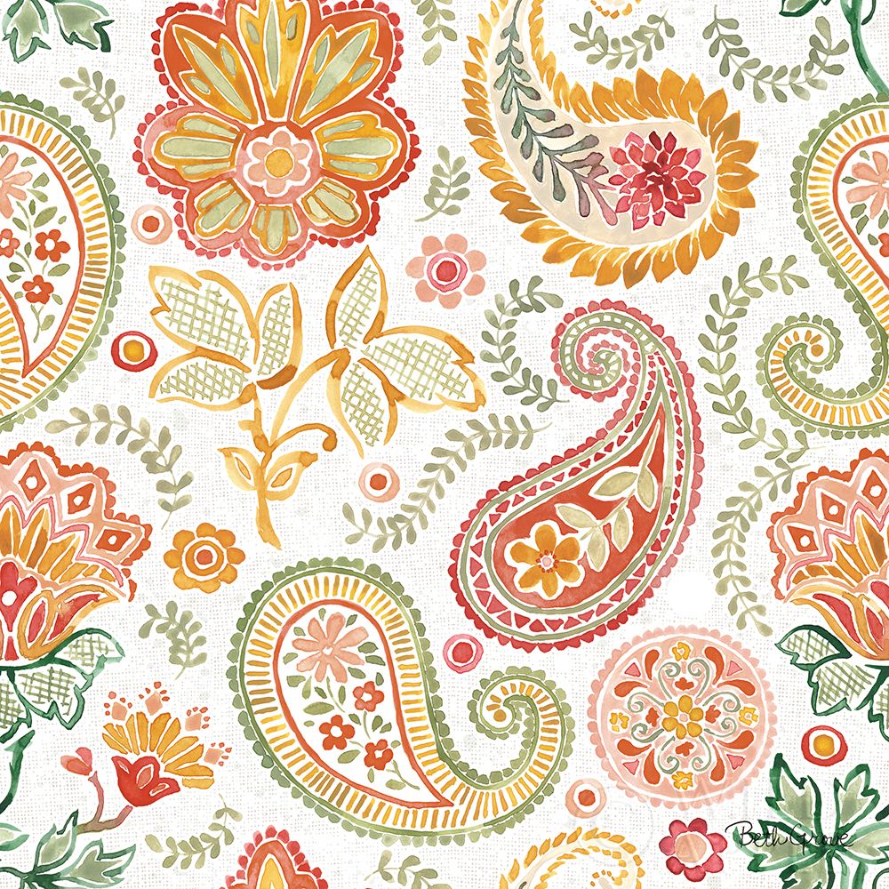 Wall art: Harvest Bouquet Pattern VIIA, by Grove, Beth