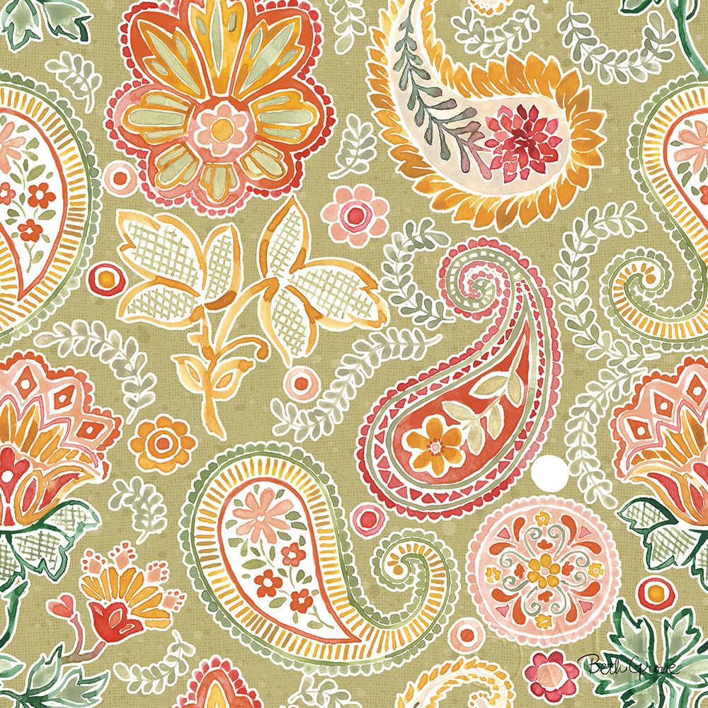 Wall art: Harvest Bouquet Pattern VIIB, by Grove, Beth