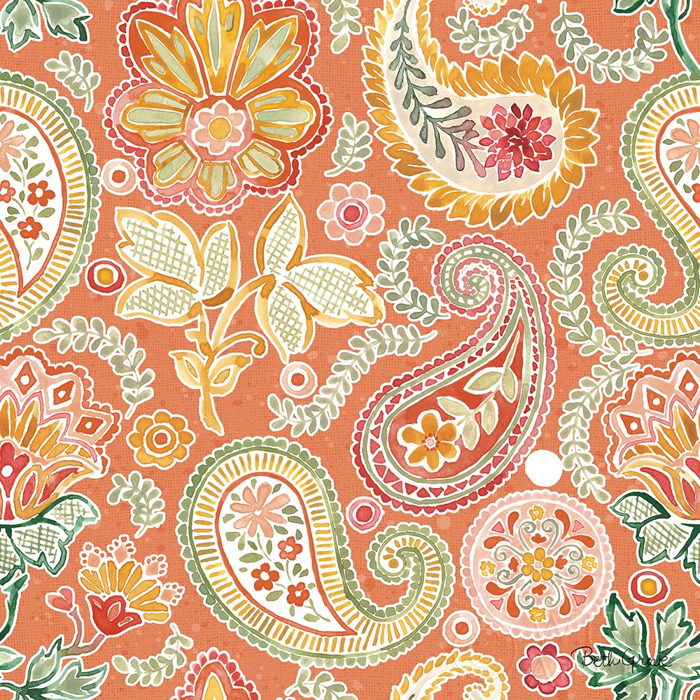 Wall art: Harvest Bouquet Pattern VIIC, by Grove, Beth