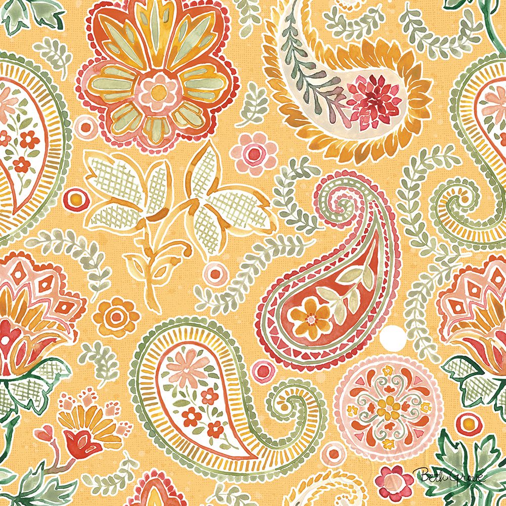 Wall art: Harvest Bouquet Pattern VIIE, by Grove, Beth