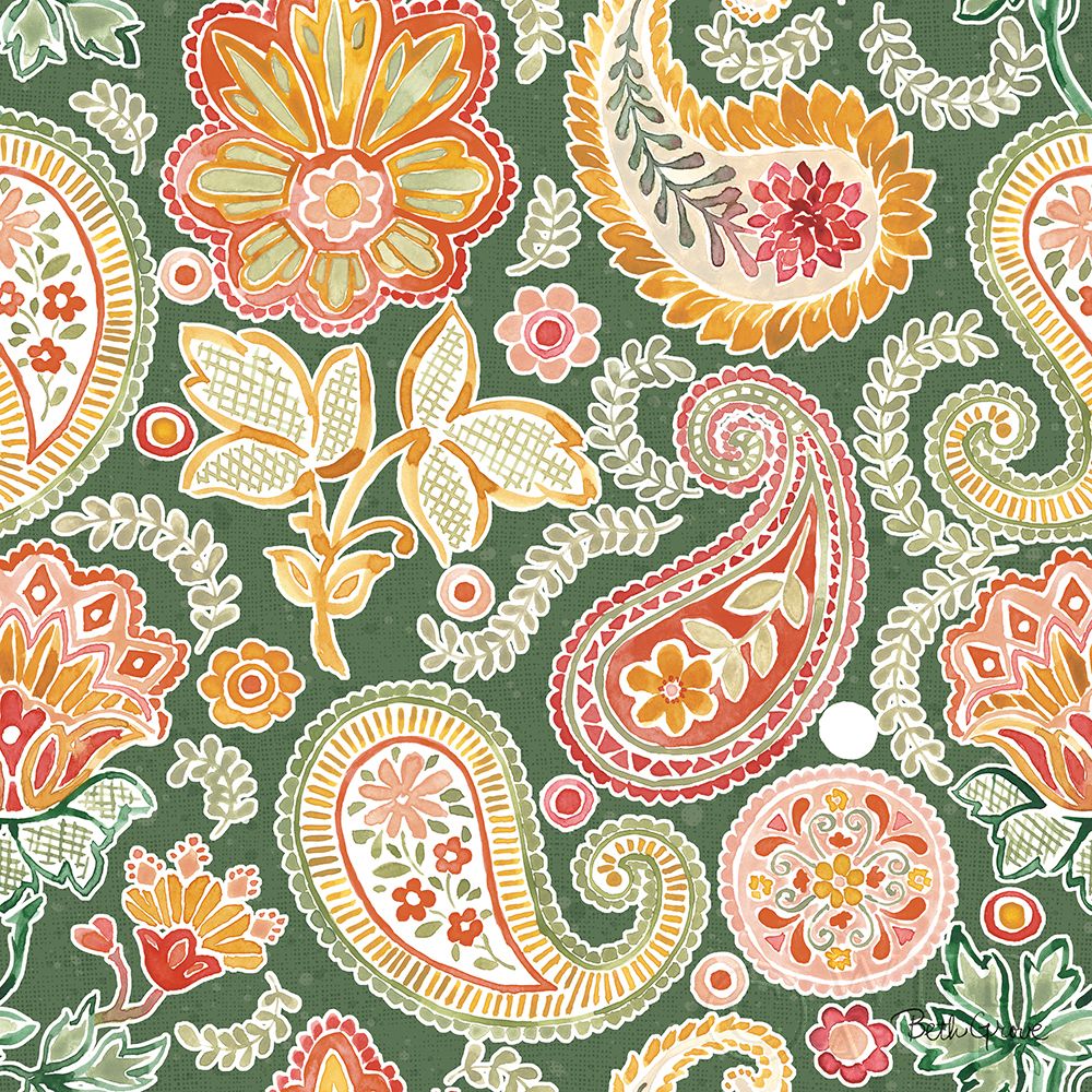 Wall art: Harvest Bouquet Pattern VIIF, by Grove, Beth
