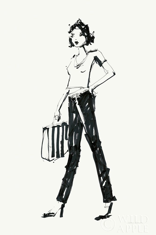 Wall Art Painting id:304641, Name: About Town IV, Artist: Tillmon, Avery