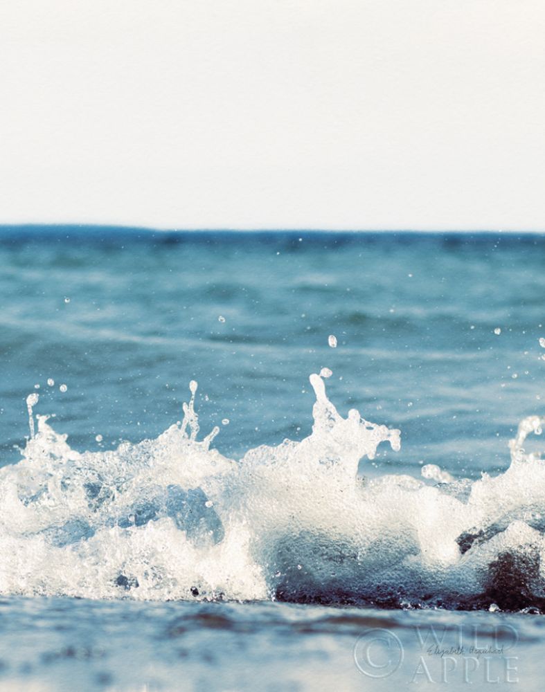 Art Print: Mint Cottage Days II v2 White Sky Crop