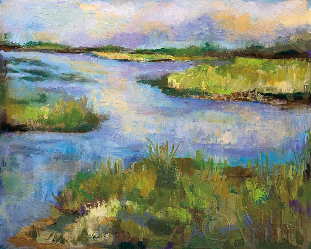 Wall Art Painting id:283742, Name: Connecticut Marsh, Artist: Vertentes, Jeanette