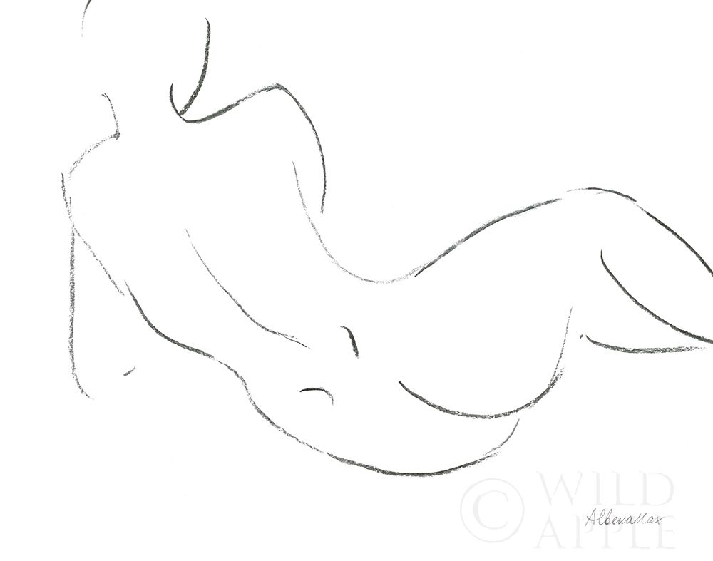 Wall art: Nude Sketch III, by Hristova, Albena