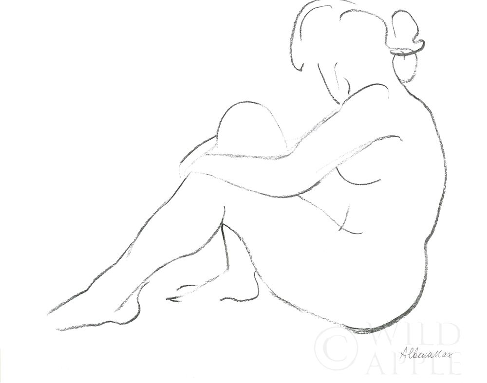 Wall art: Nude Sketch IV, by Hristova, Albena