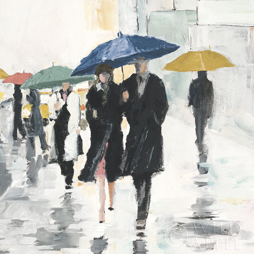 Wall Art Painting id:304769, Name: City In The Rain II, Artist: Tillmon, Avery