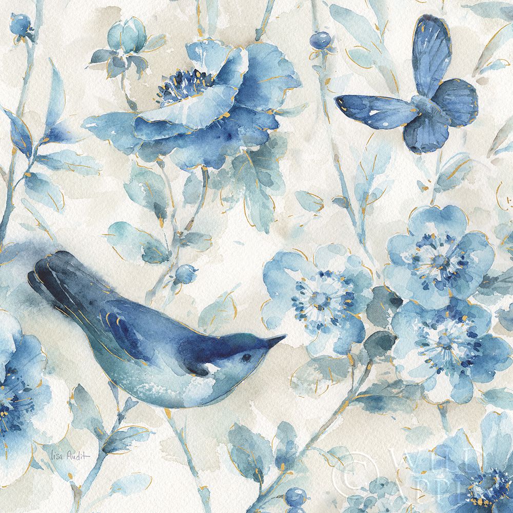 Wall Art Painting id:308453, Name: Indigold XI v2, Artist: Audit, Lisa