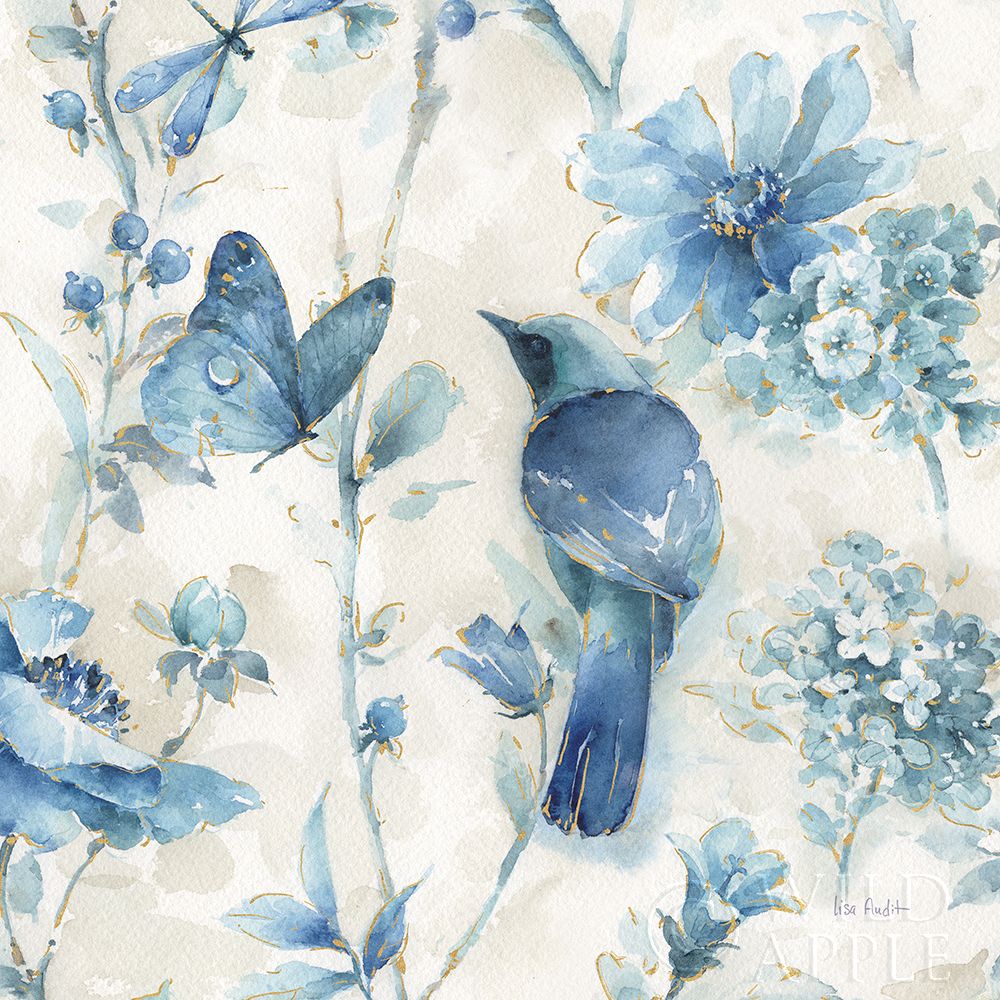 Wall Art Painting id:308454, Name: Indigold XII v2, Artist: Audit, Lisa