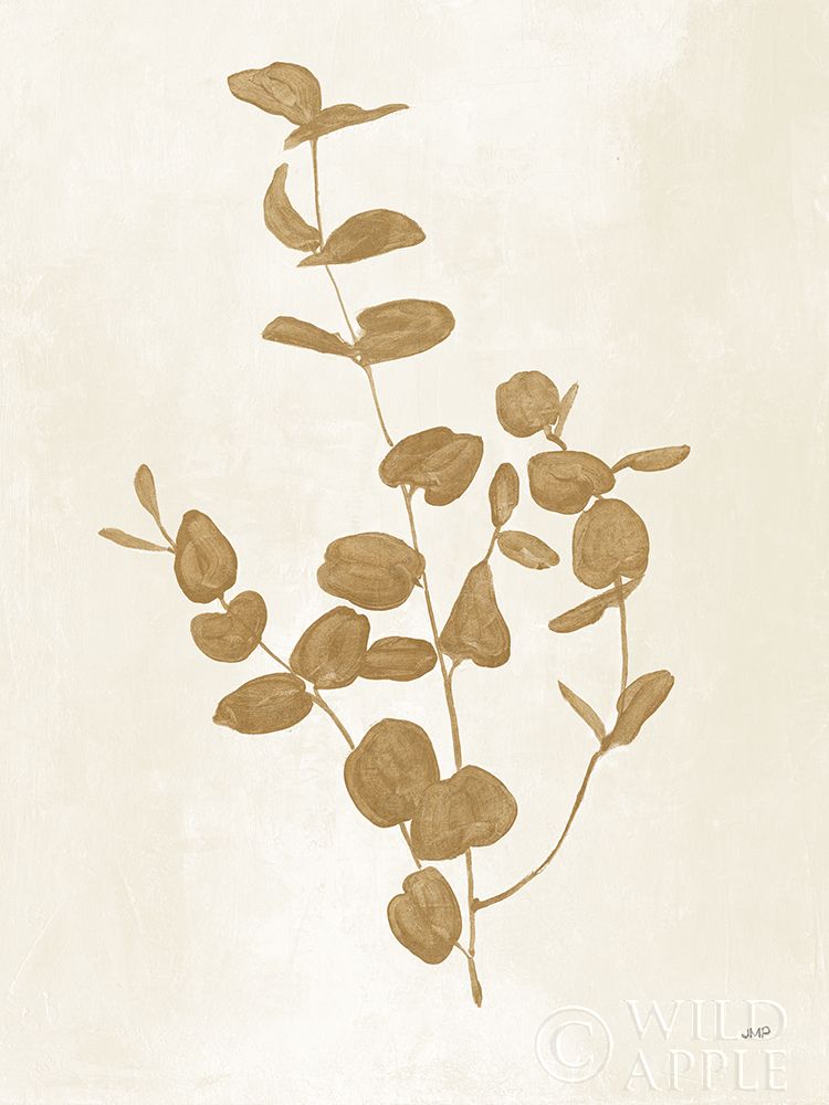 Art Print: Botanical Study II Gold Crop