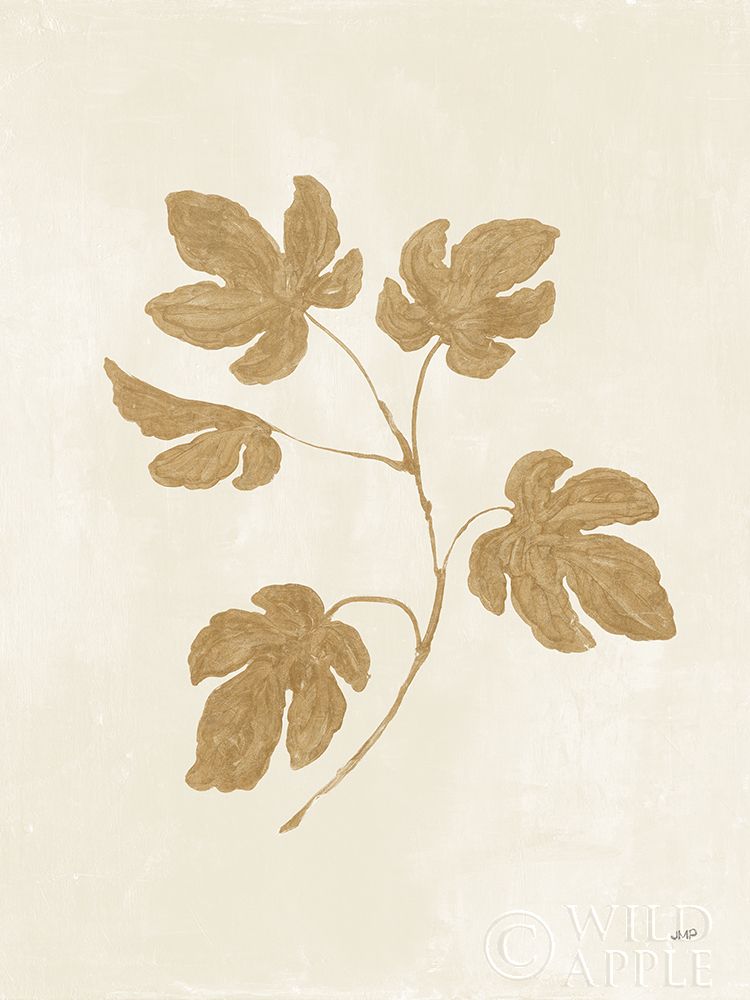 Art Print: Botanical Study III Gold Crop