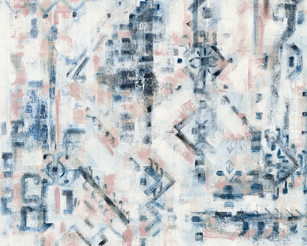 Wall Art Painting id:311520, Name: Scattered Indigo Rose Crop, Artist: Vassileva, Silvia