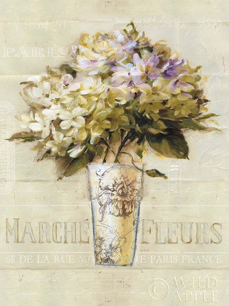 Art Print: Marche de Fleurs Bouquet