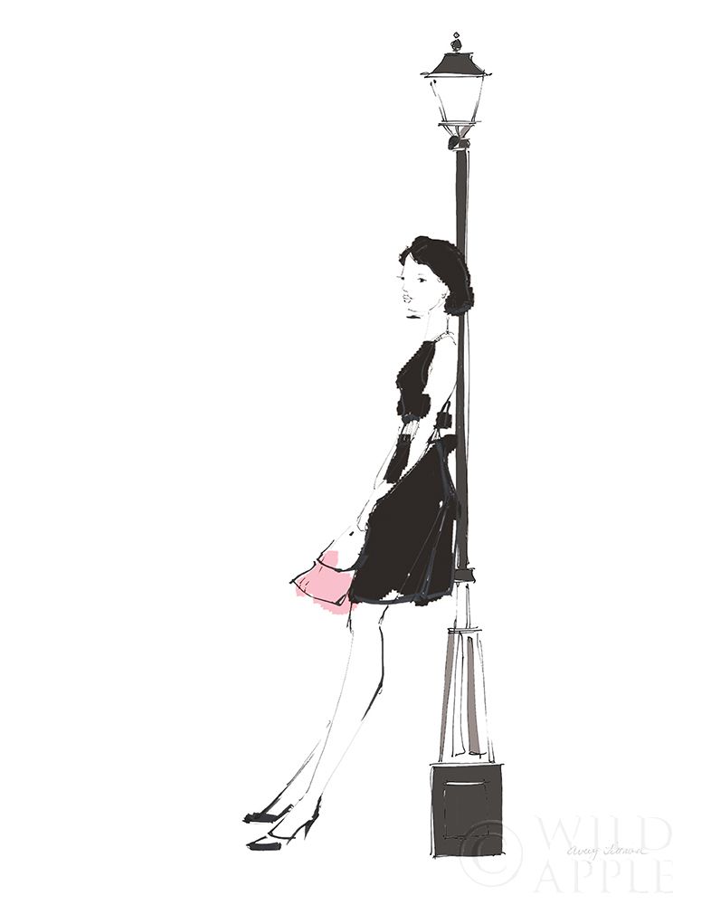 Wall Art Painting id:311604, Name: French Chic III Pink on White No Words, Artist: Tillmon, Avery