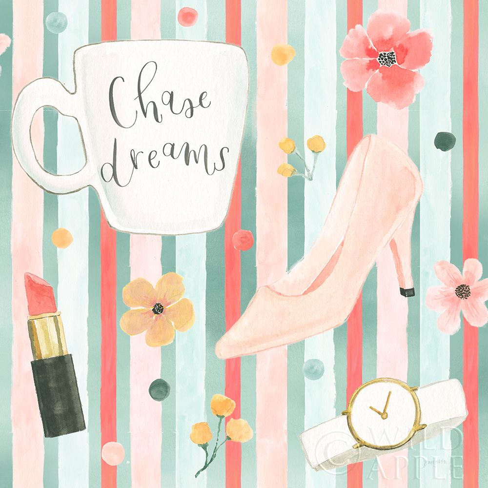 Art Print: Chase Dreams Pattern VB