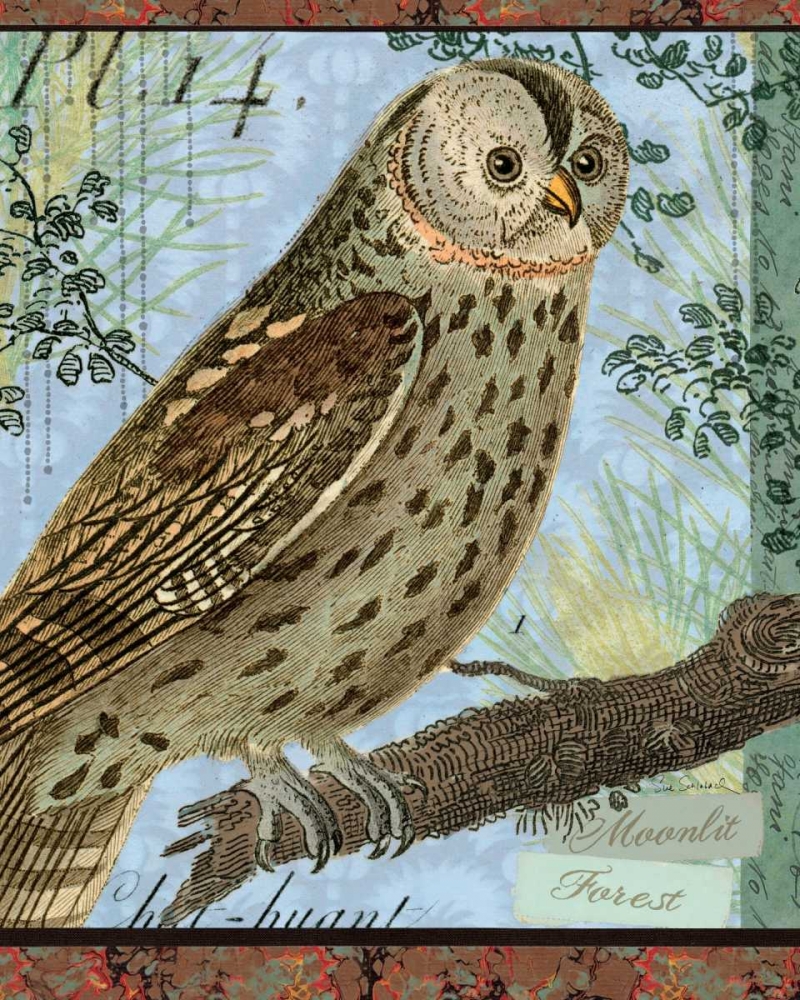 Wall Art Painting id:18897, Name: Moonlit Forest, Artist: Schlabach, Sue