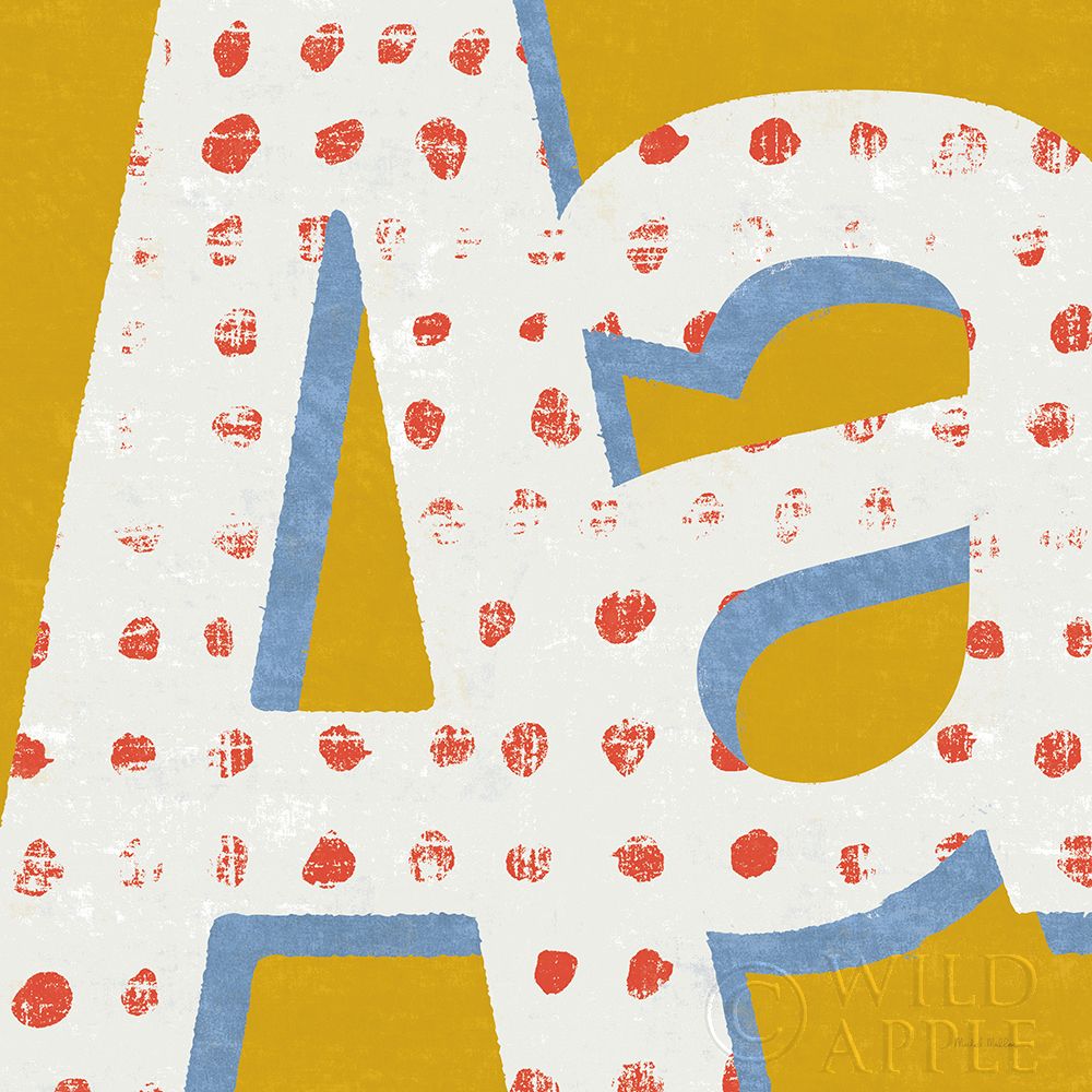 Wall Art Painting id:322479, Name: Punctuated Square IX Bright, Artist: Mullan, Michael