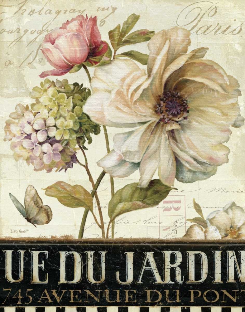 Art Print: Marche de Fleurs II