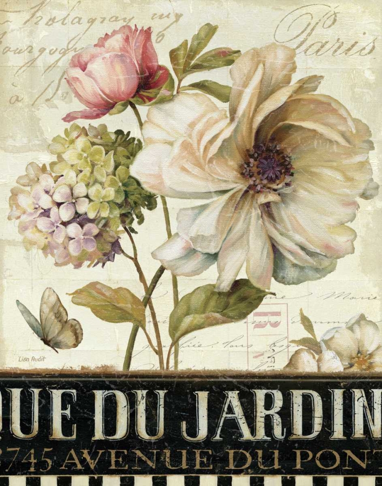 Art Print: Marche de Fleurs II