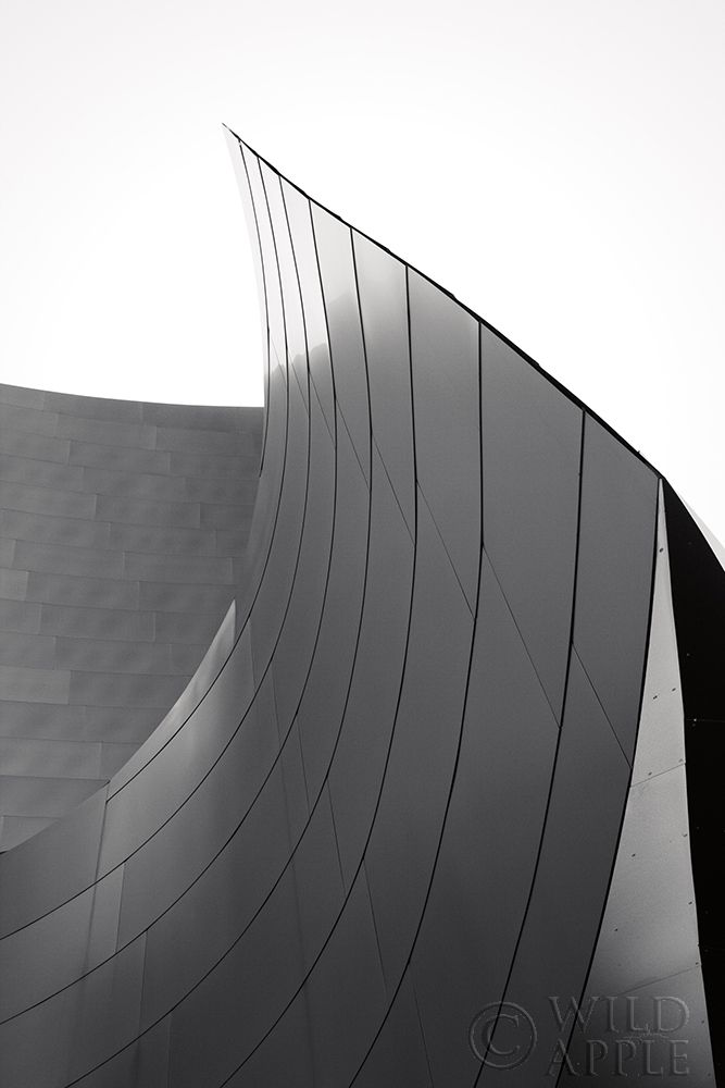 Art Print: Skyscraper II BW Flipped