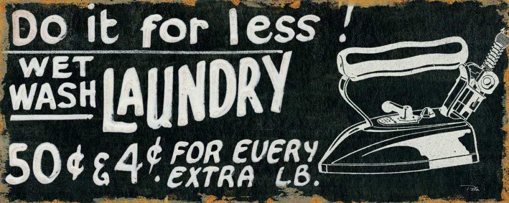 Art Print: Vintage Sign I