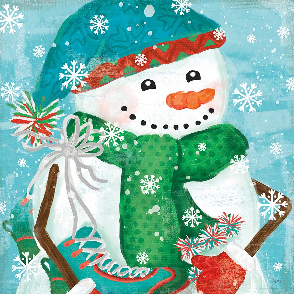 Wall Art Painting id:308801, Name: Snowy Fun IV, Artist: Charron, Veronique