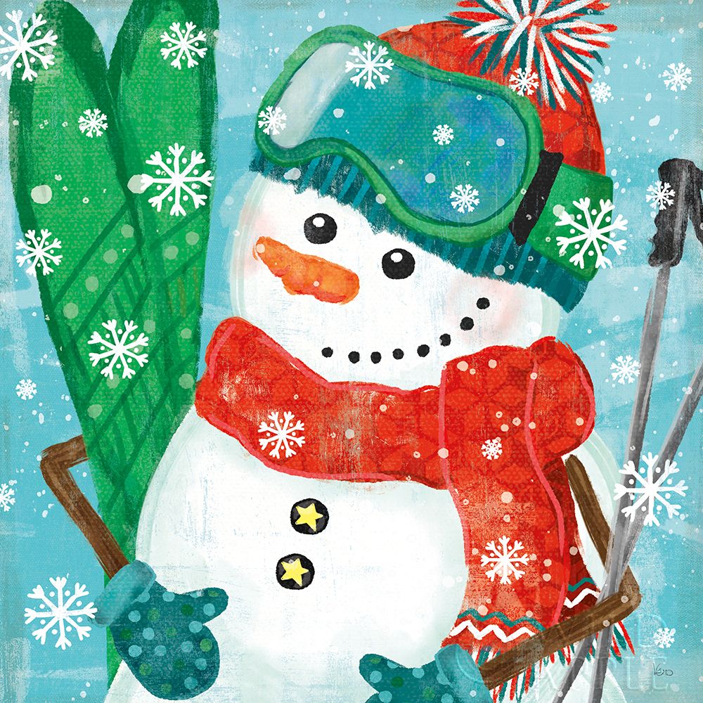 Wall Art Painting id:308802, Name: Snowy Fun V, Artist: Charron, Veronique