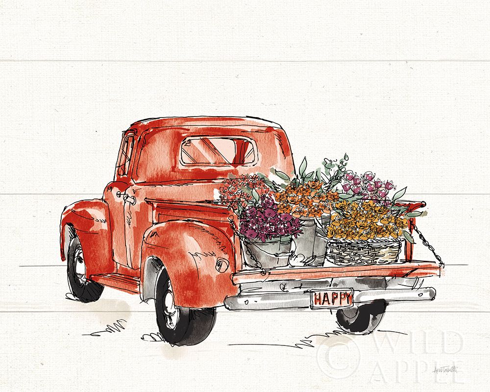 Wall Art Painting id:329561, Name: Modern Farmhouse IX Red No Words, Artist: Tavoletti, Anne