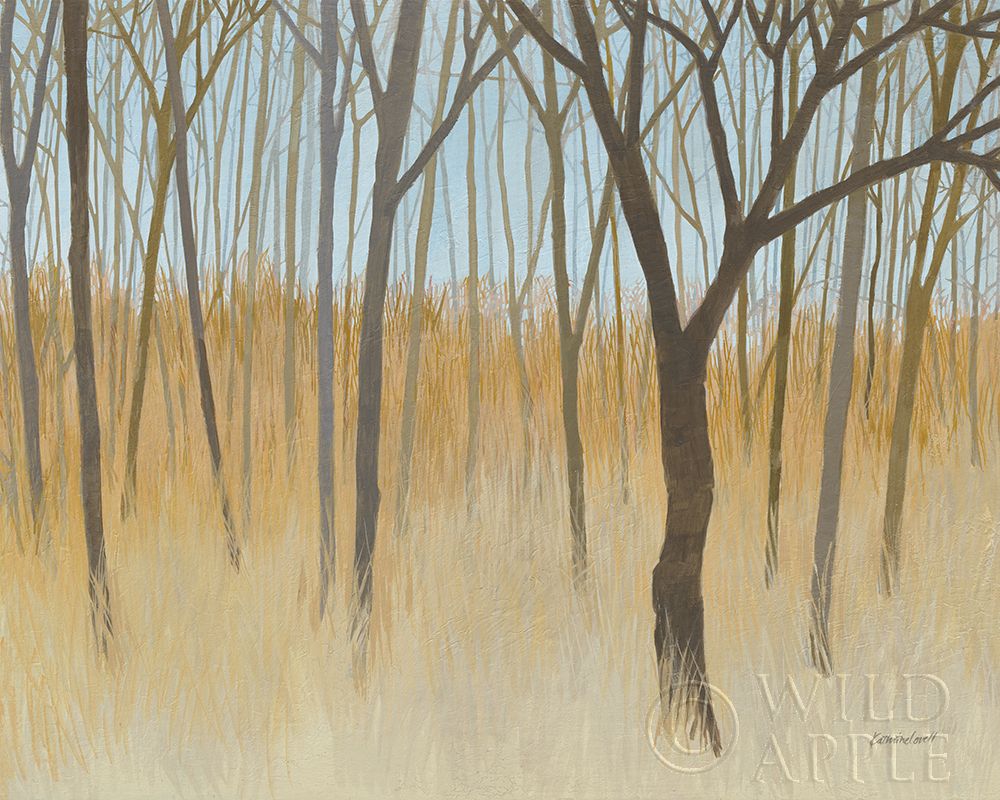 Wall Art Painting id:311835, Name: Misty Woods, Artist: Lovell, Kathrine