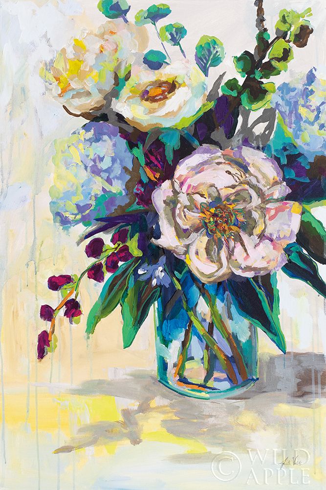 Wall Art Painting id:337661, Name: Glowing on White, Artist: Vertentes, Jeanette