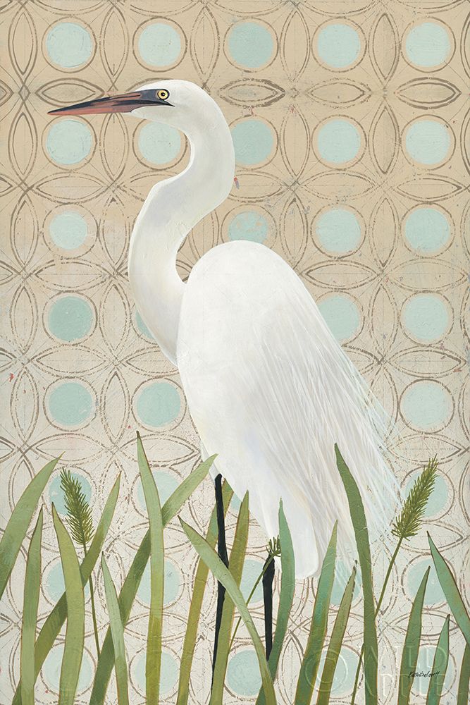 Wall Art Painting id:380702, Name: Free as a Bird Egret, Artist: Lovell, Kathrine