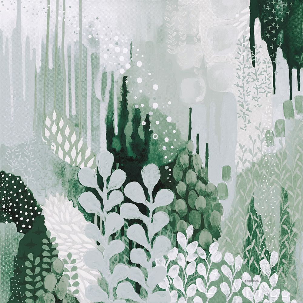 Art Print: Light Green Forest II